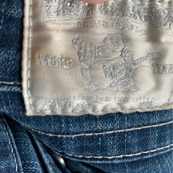 USA | True Religion Joey Jeans | low-cut/flare sz 26 | rare & perfect condition! - Picture 14 of 15